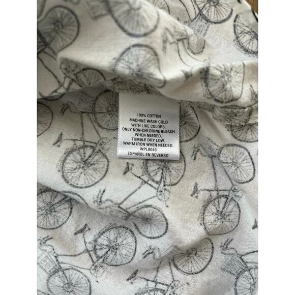 Style & Co Button Up Bicycle Shirt Women’s XL Long Sleeve‎ - Picture 4 of 6